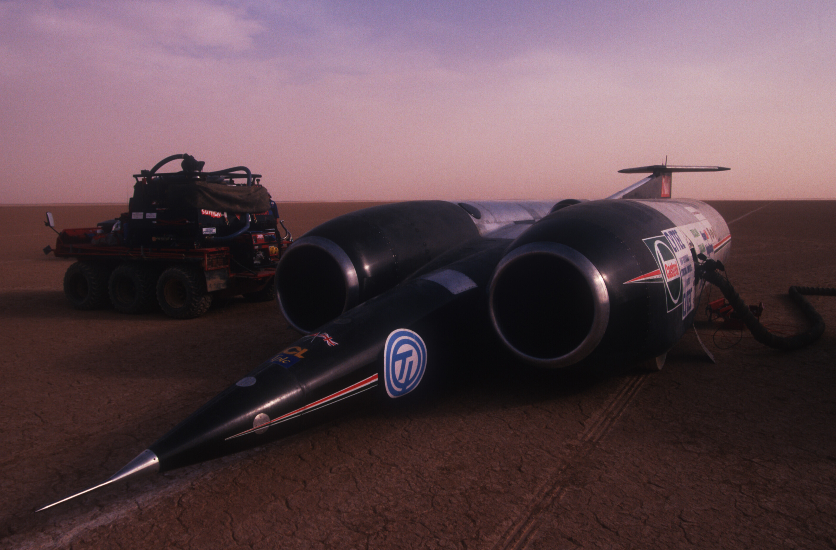 Andy Green Attempts To Break Sound Barrier On Ground