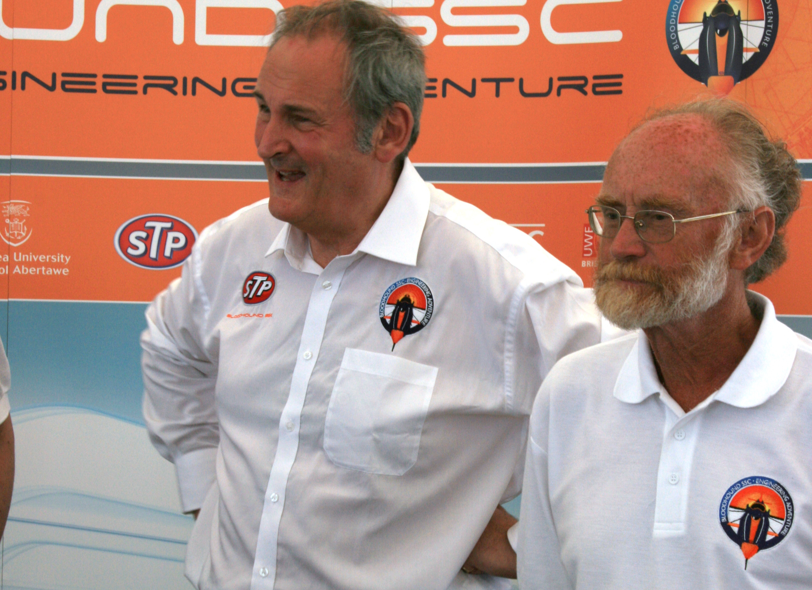 Richard Noble (left)