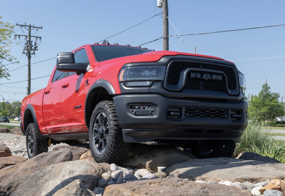 2024: Dodge Ram 2500 Rebel Crew Cab 4X4 display.