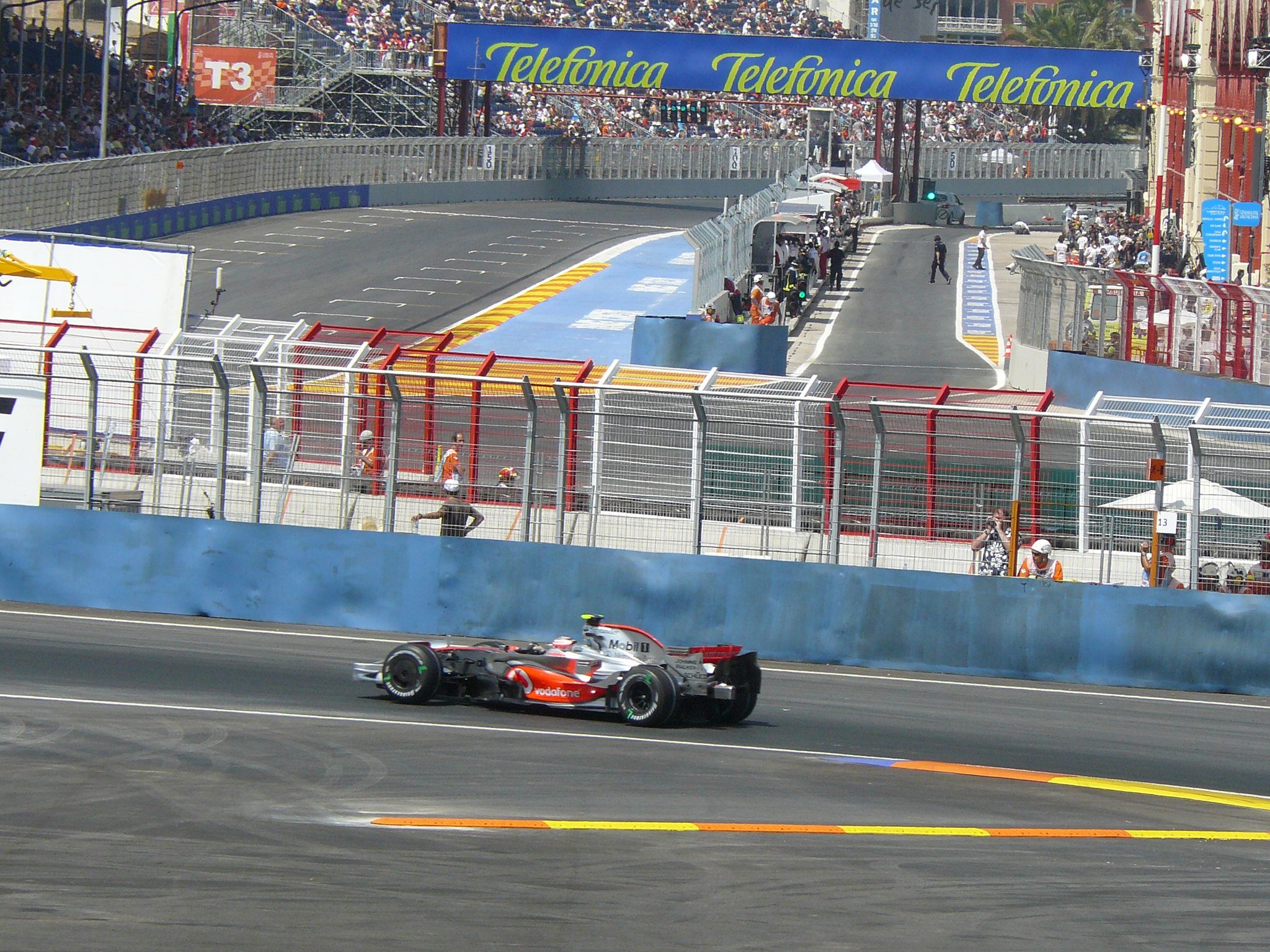 Heikki Kovalainen driving for McLaren - Formula 1 Grand Prix of Europe