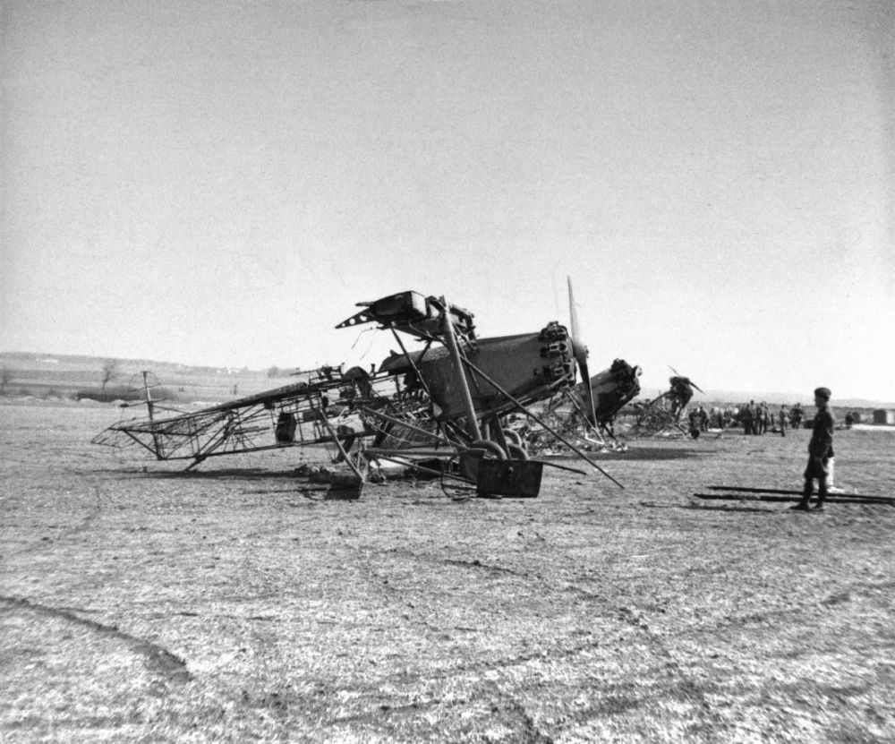 Danish Army Air Service Destroyed Planes