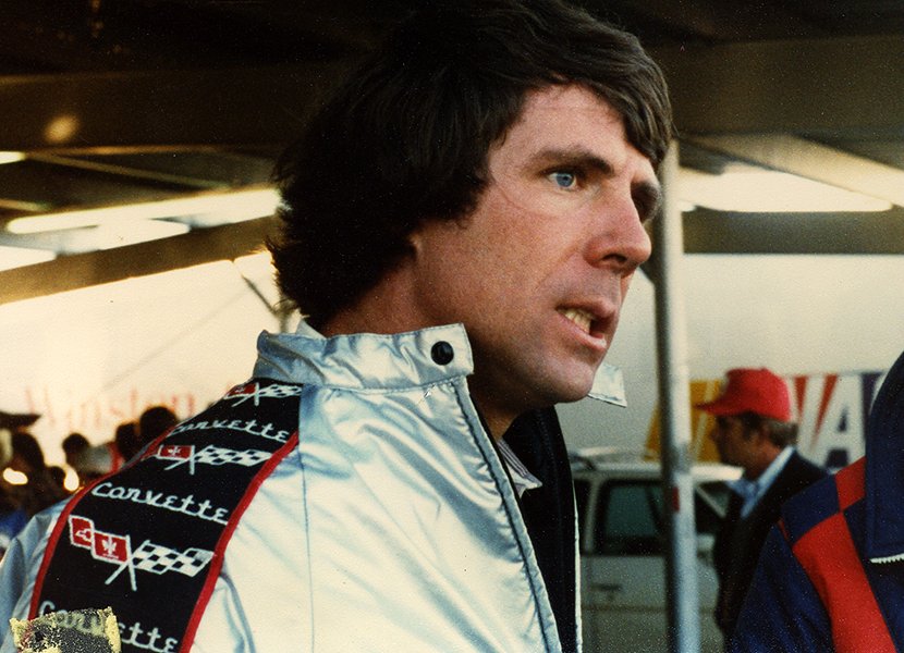 Darrell Waltrip in a silver jacket