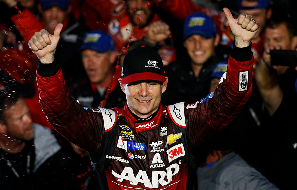 Jeff Gordon, driver of the #24 AARP Member Advantages Chevrole