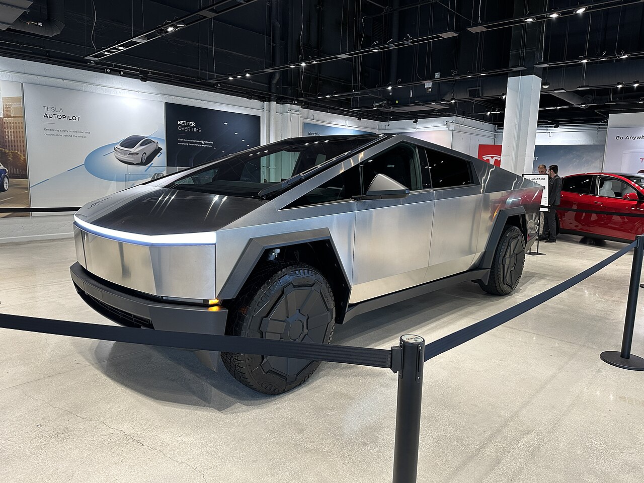Tesla Showroom Miami Design District December 2023 - Tesla Cybertruck