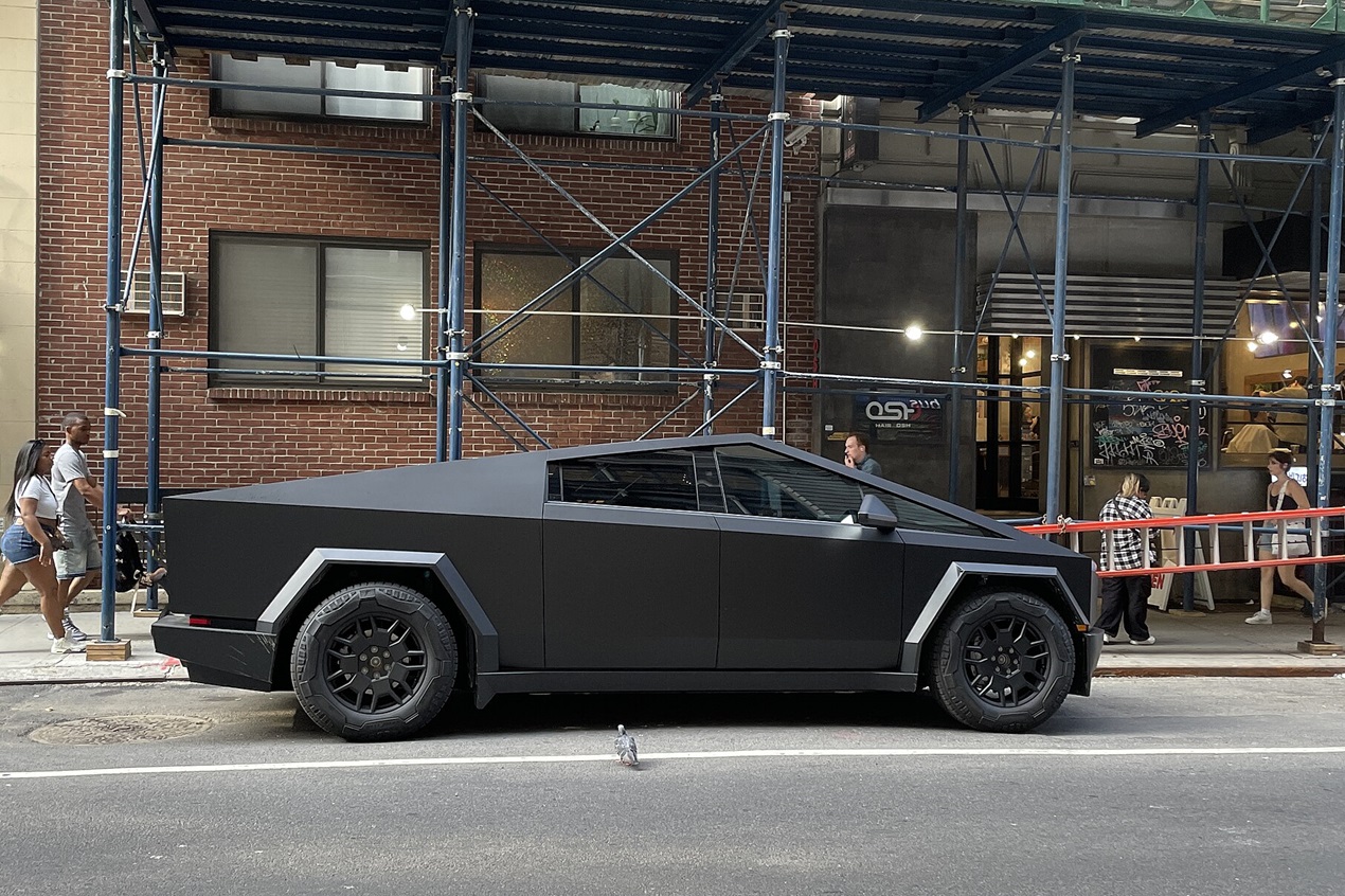Matte Black Tesla Cybertruck - 2024