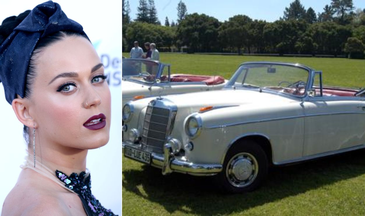 Katy Perry: 1957 Mercedes-Benz W180 220S Ponton Cabriolet