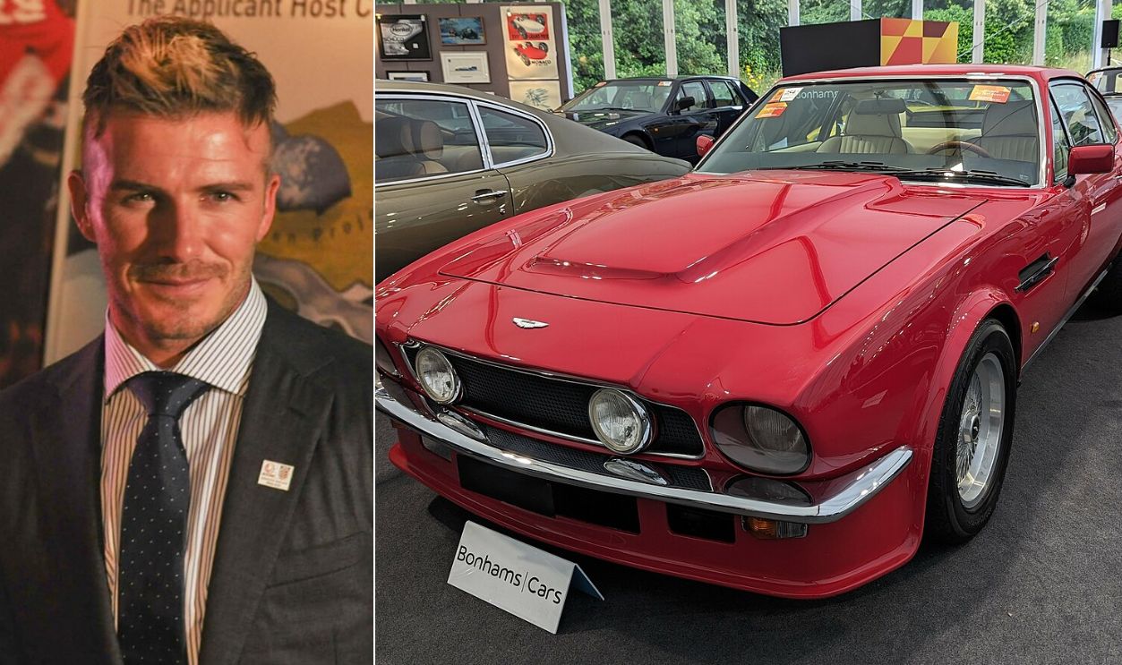 David Beckham: 1988 Aston Martin V8 Vantage