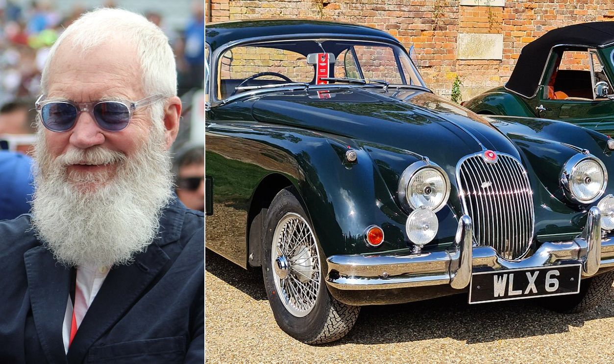 David Letterman: 1955 Jaguar XK140 