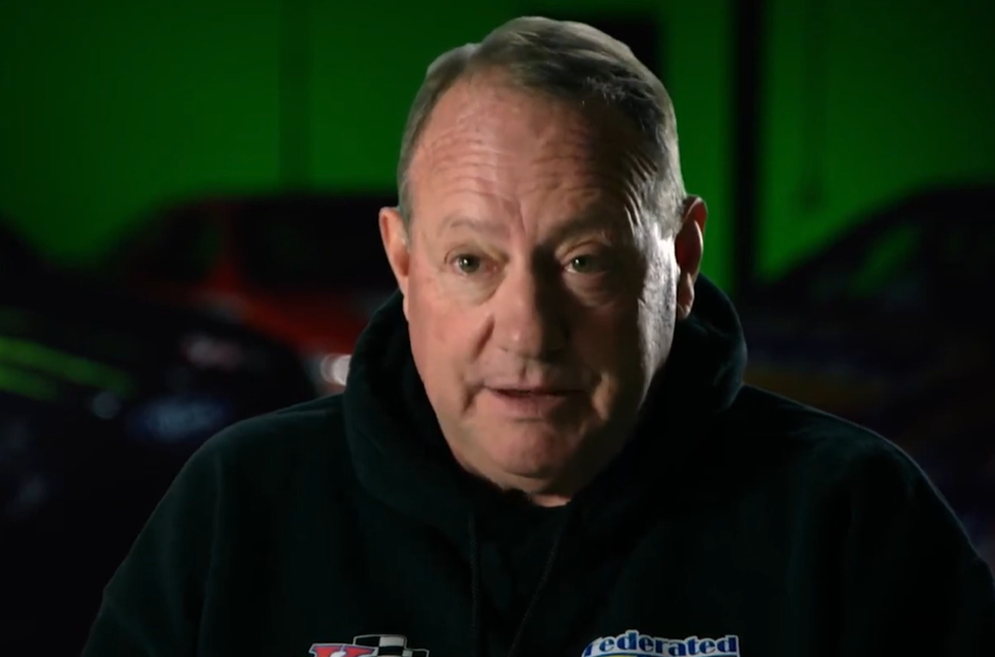Screenshot of Ken Schrader from - Blink of an Eye (2019)