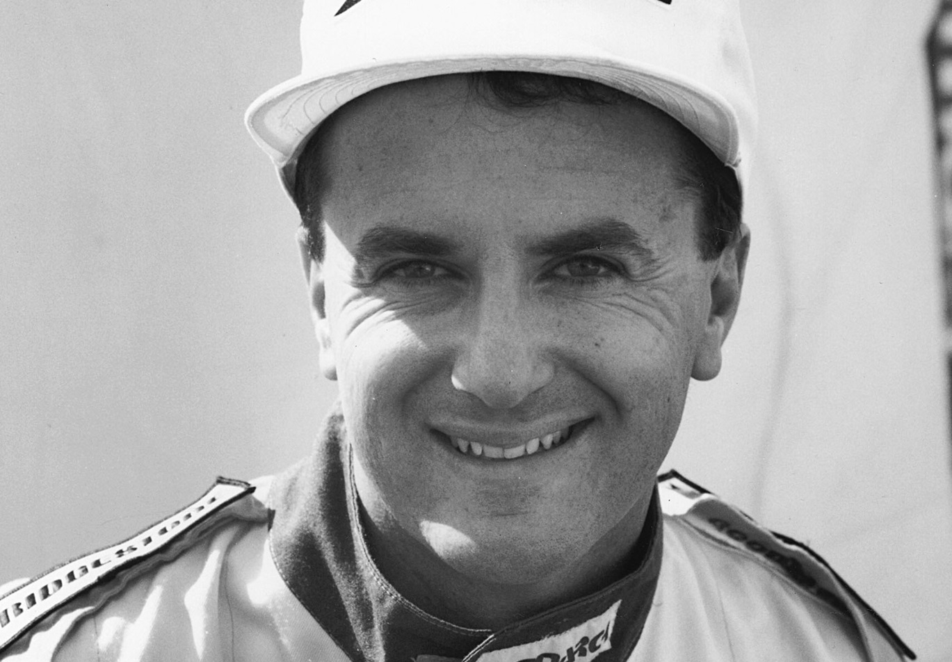 British-born racer Andy Pilgrim - 1986