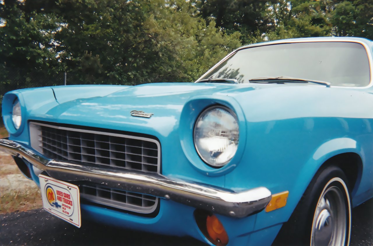 1971 Blue Chevrolet Vega