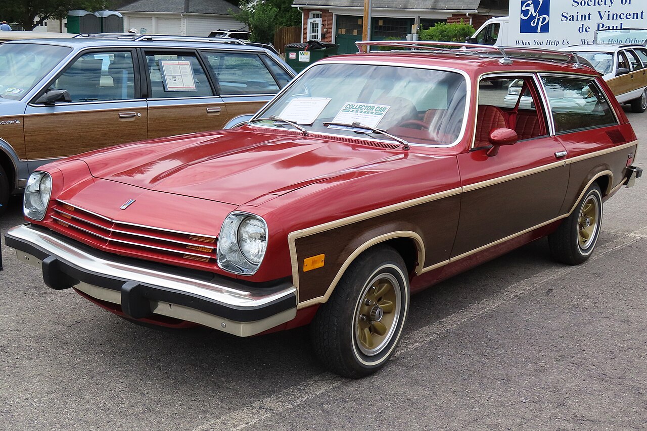 1977 Red Chevrolet Vega Estate Wagon