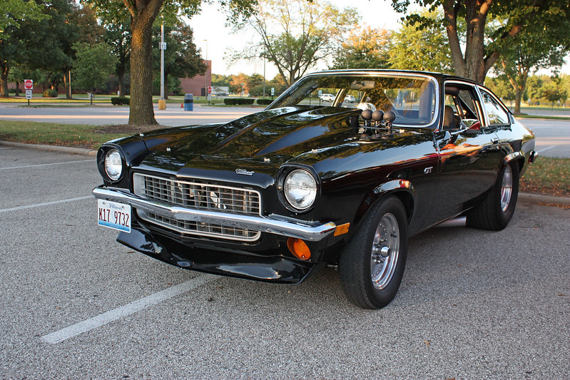 1971 Black Chevrolet Vega