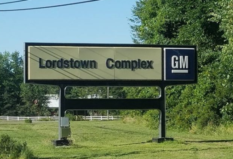 Entrance to GM Lordstown