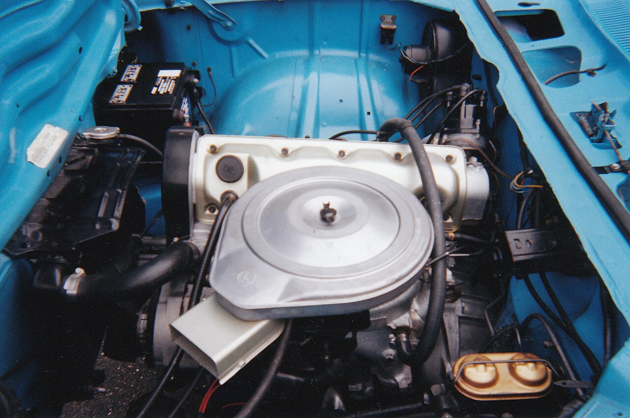 Vega 140 CID Engine inline-four with a die-cast aluminum alloy cylinder block