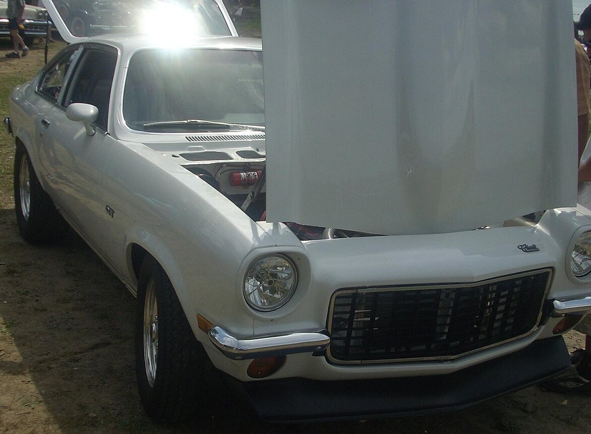 White Chevrolet Vega GT