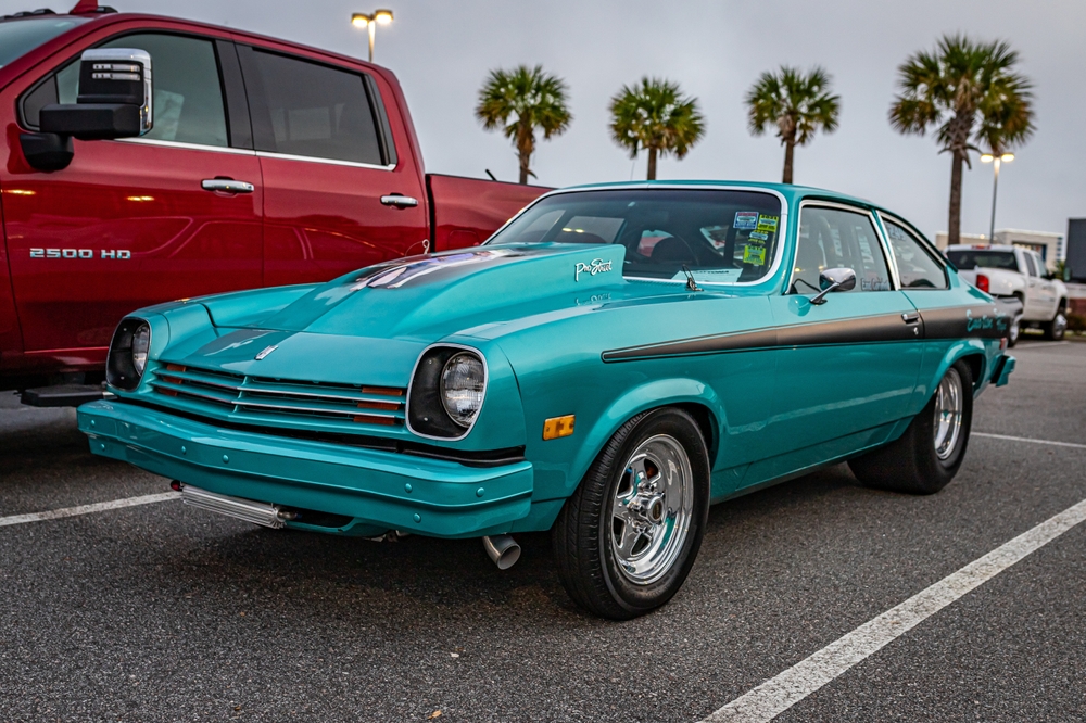 1976 Turquoise Chevrolet Cosworth Vega 2 Door Hardtop