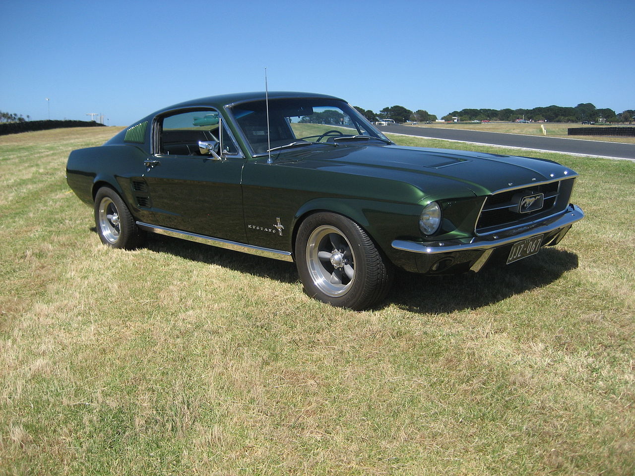 1967 Green Ford Mustang Fastback