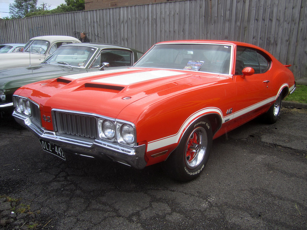 1970 Red Oldsmobile 442