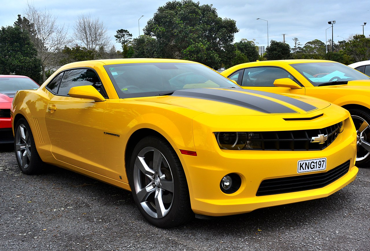 2010 Yellow Chevrolet Camaro
