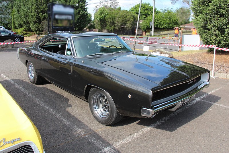 1968 Dark Green Dodge Charger R/T Hardtop