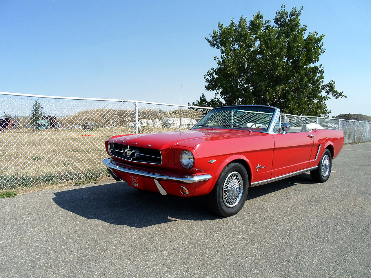 1964 Red Ford Mustang Convertible