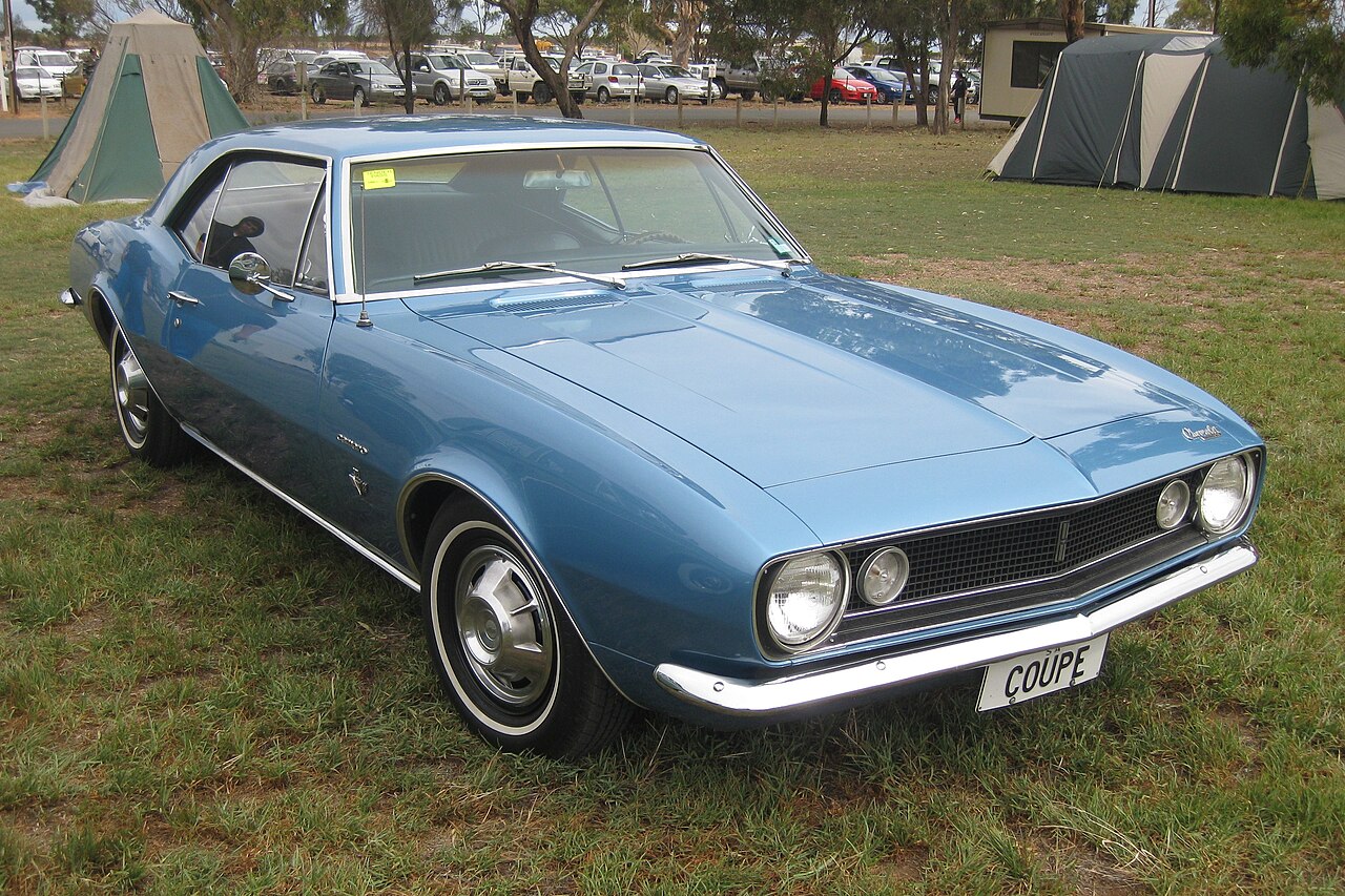 1967 Blue Chevrolet Camaro Sport Coupe