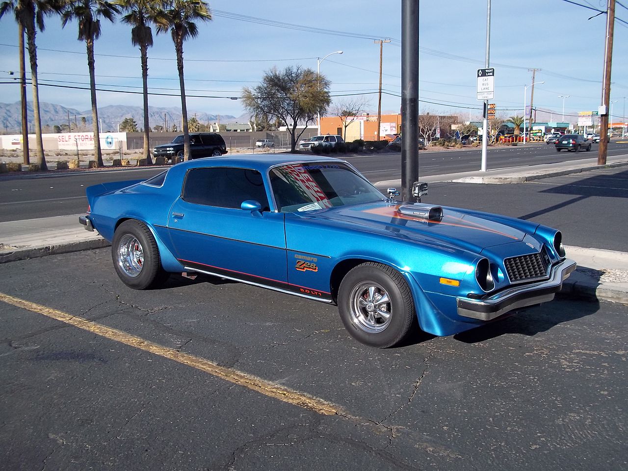 1977 Metallic Blue Camaro Z28