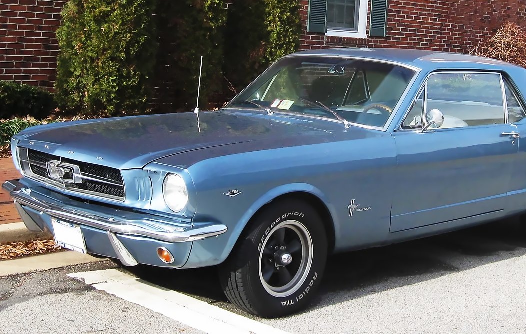 1965 1St Blue Ford Mustang Coupe