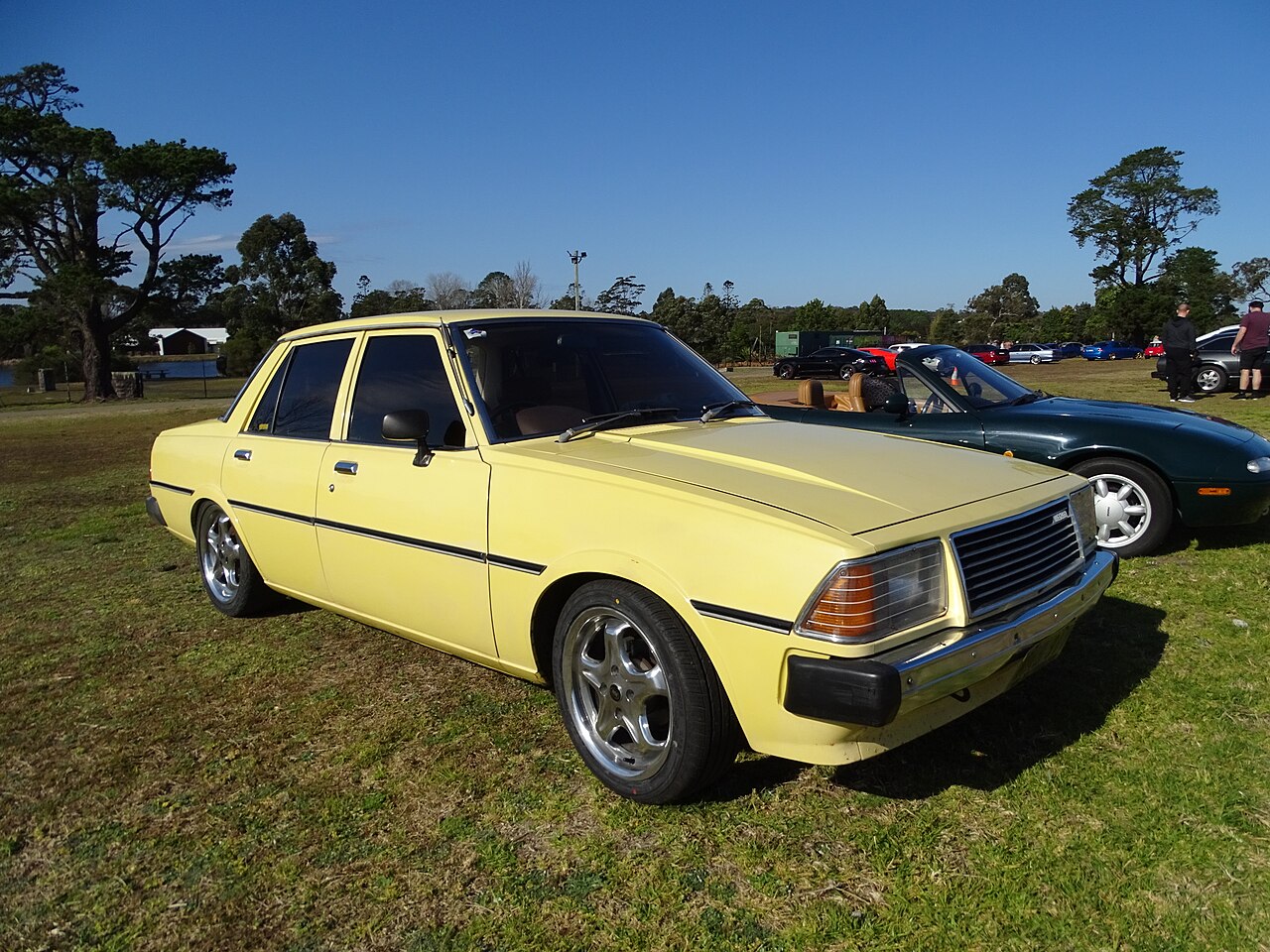 1980's Yellow Mazda 626