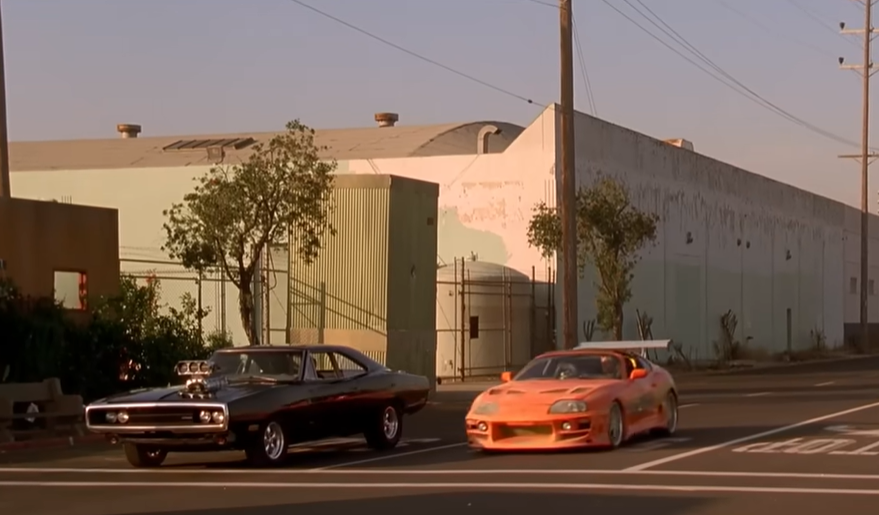 Screenshot from the movie The Fast and the Furious (2001)