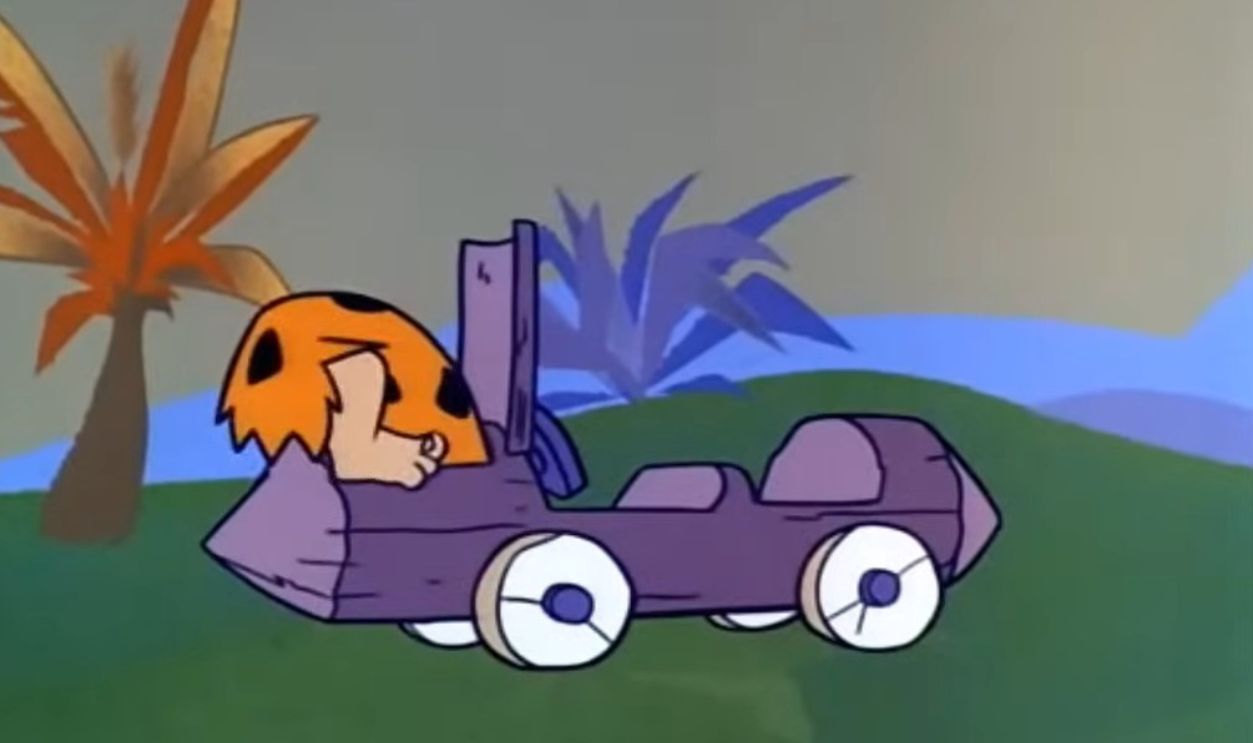 Barney Rubble's Car: The Flintstones