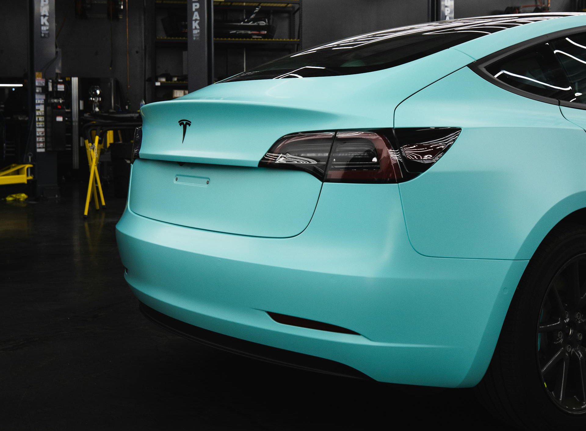 Blue Luxury Electric Car