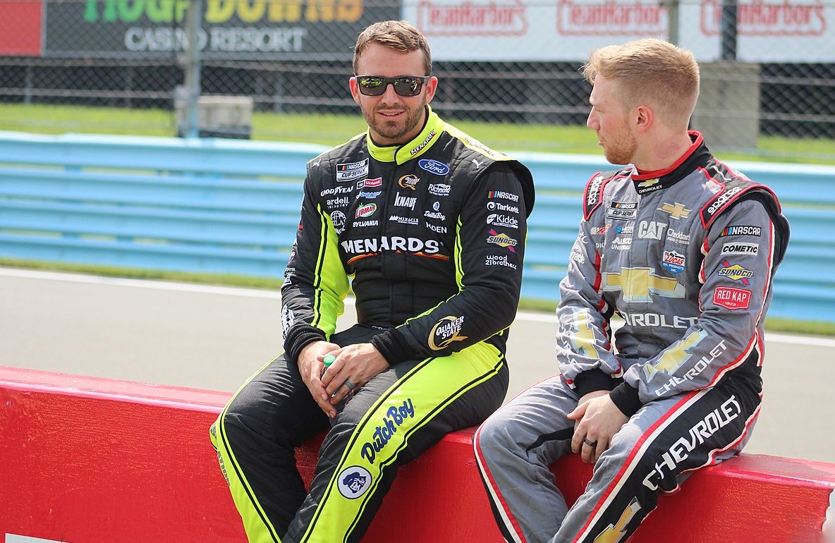 Matt DiBenedetto and Tyler Reddick 