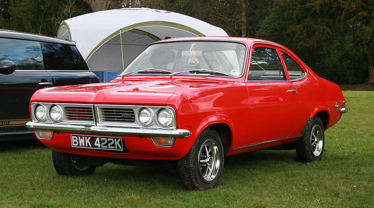 Red Vauxhall Firenza -1971