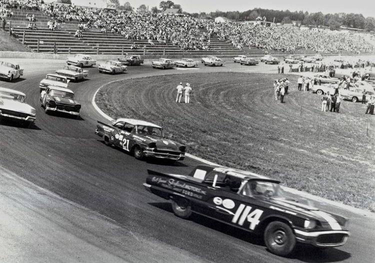 A photo of NASCAR Race