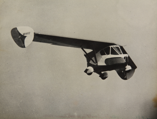 Waterman Aerobile In Flight between circa 1947 and circa 1957