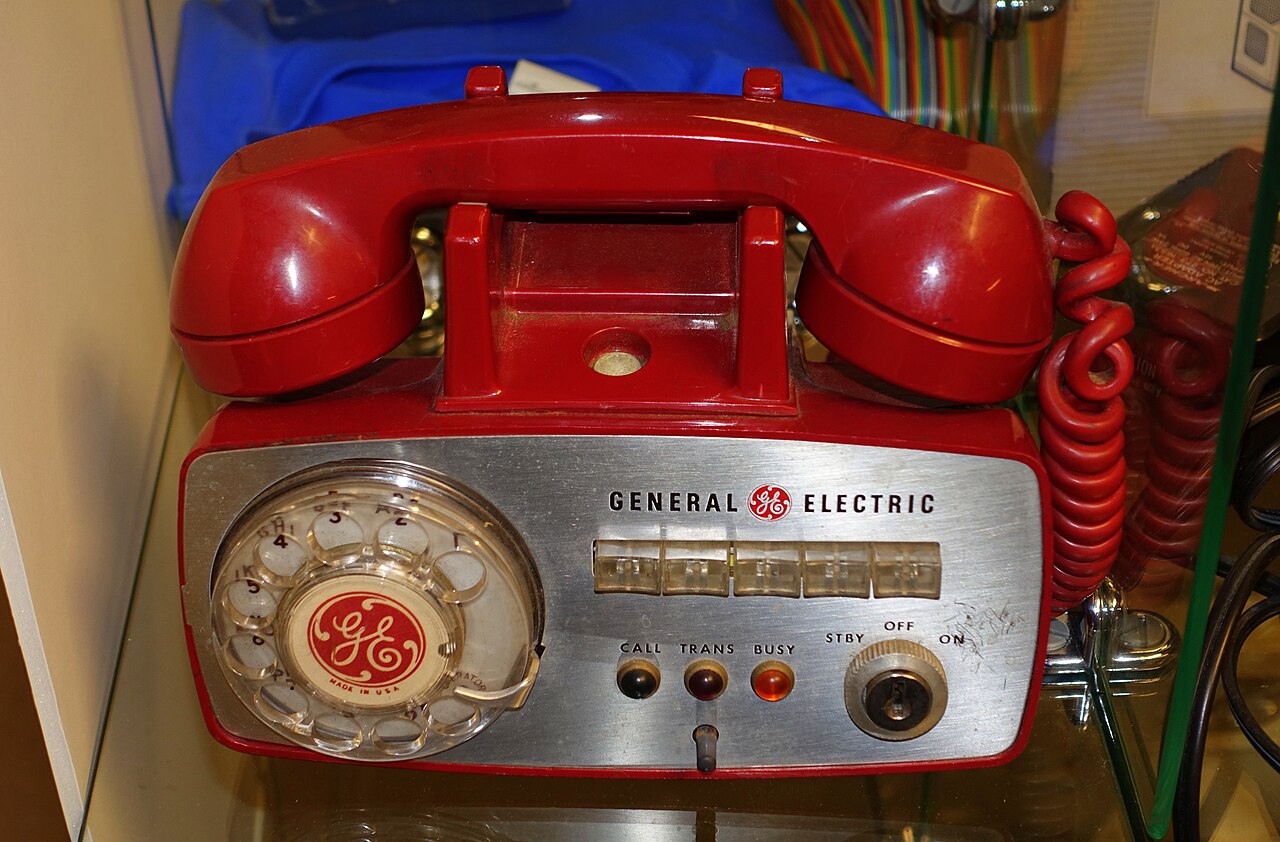 General Electric Dial Dtd Series Vhf Car Radiotelephone Control Head