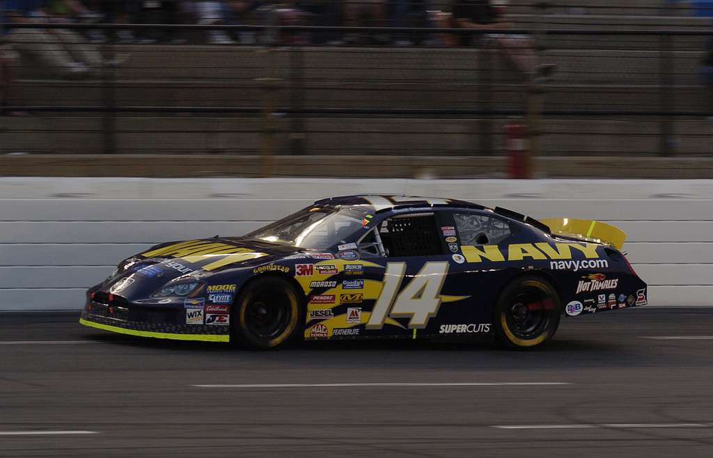 NASCAR's 2003 Busch Series Rookie of the Year, David Stremme drives the No. 14 Navy Accelerate Your Life Dodge Charger