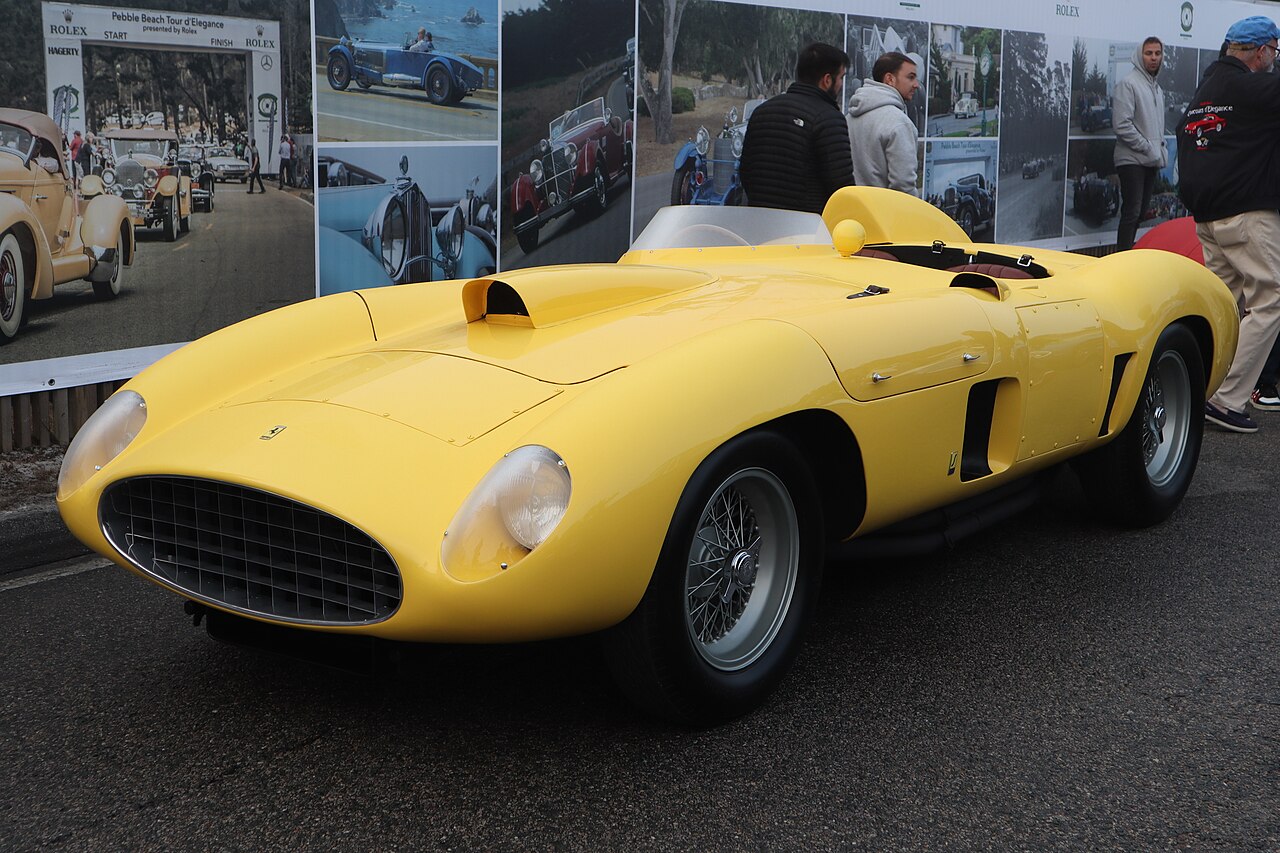 1955 Yellow Ferrari 410S