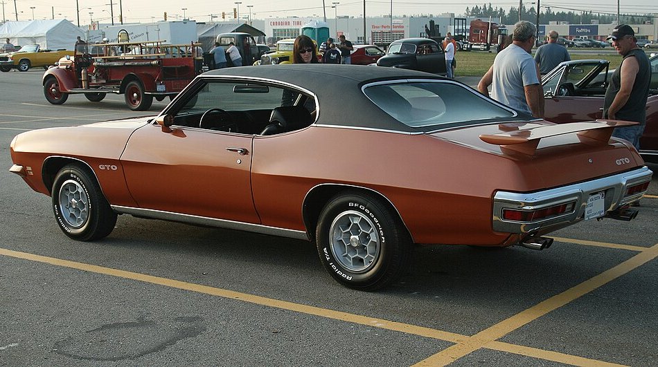 1971 Pontiac GTO rear view