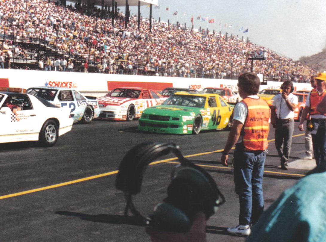 Filming the movie Days of Thunder (1990)