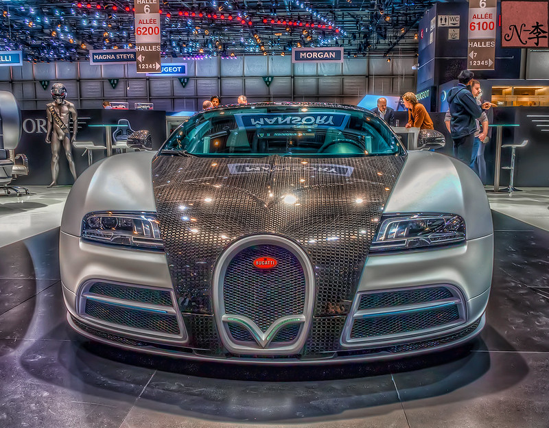 Close up Photo of The Bugatti Veyron EB 16.4