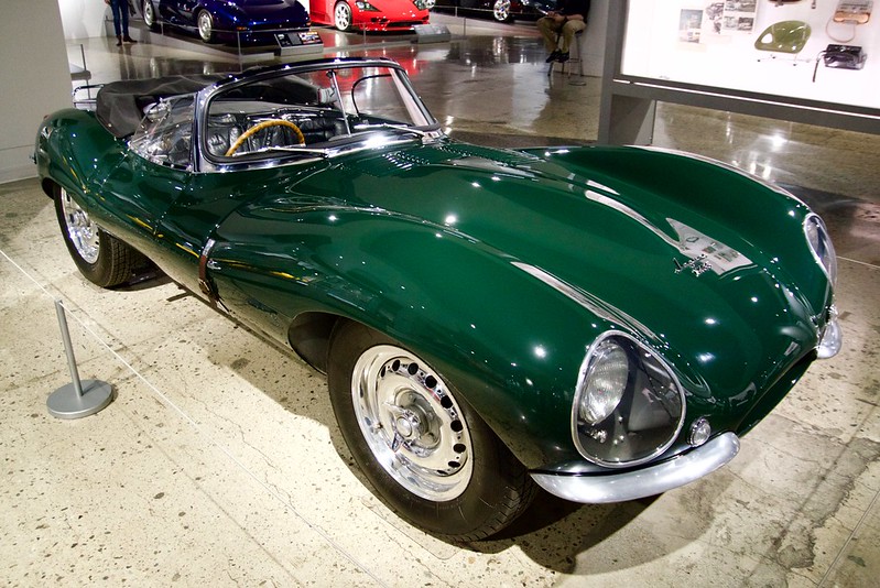 Close up Photo of 1957 Jaguar XK-SS front quarter