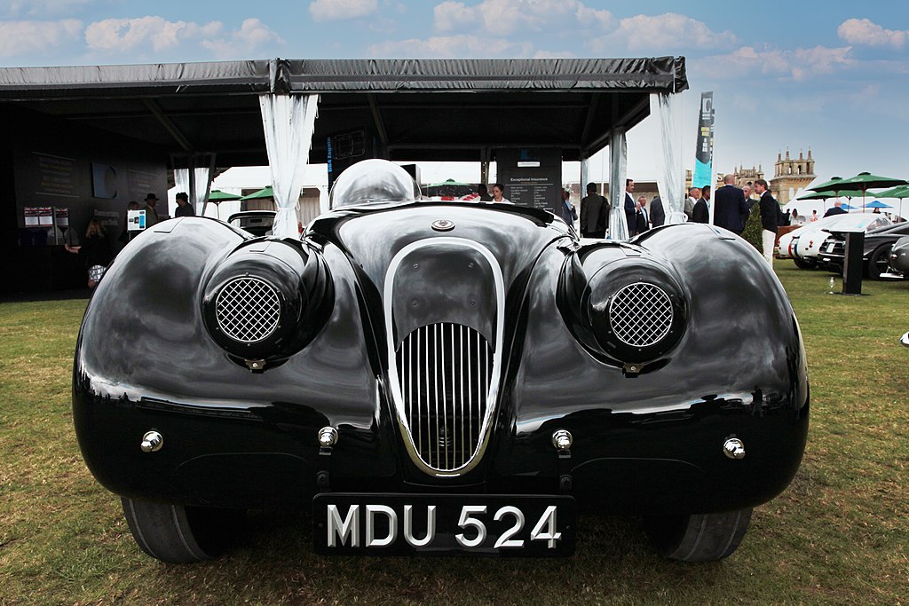 Close up Photo of 1953 Jaguar XK120