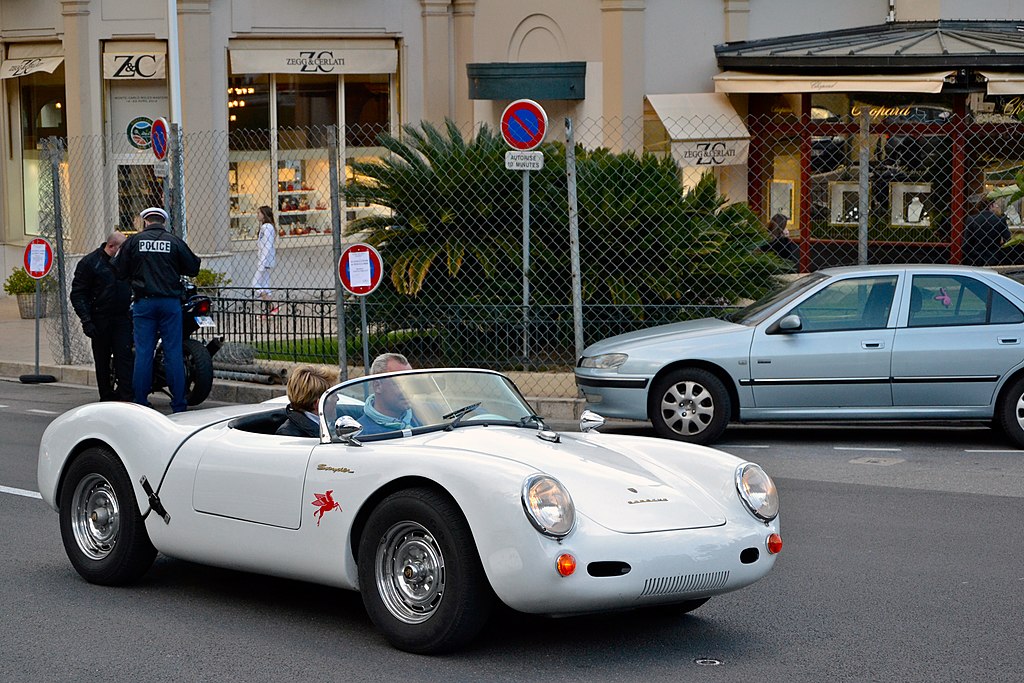 Close up Photo of Porsche 550 Spyder
