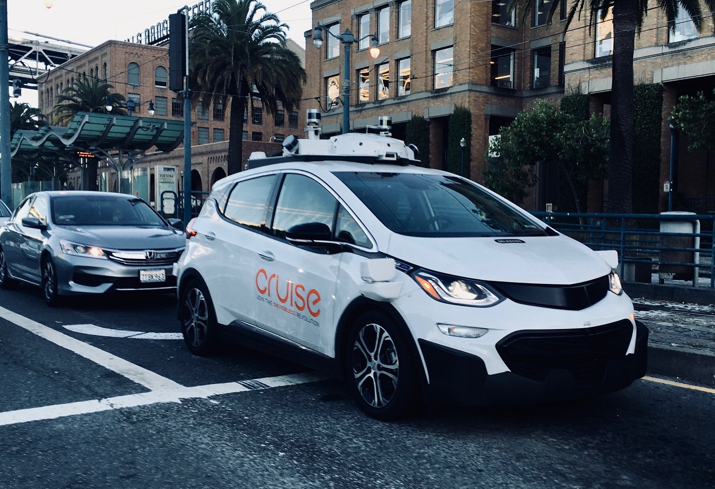 General Motors Cruise on the street - 2018