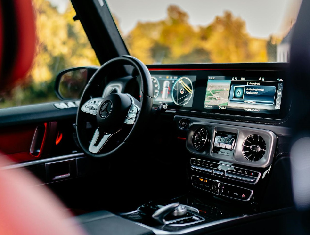 Interior of a Mercedes-Benz AMG G-Class