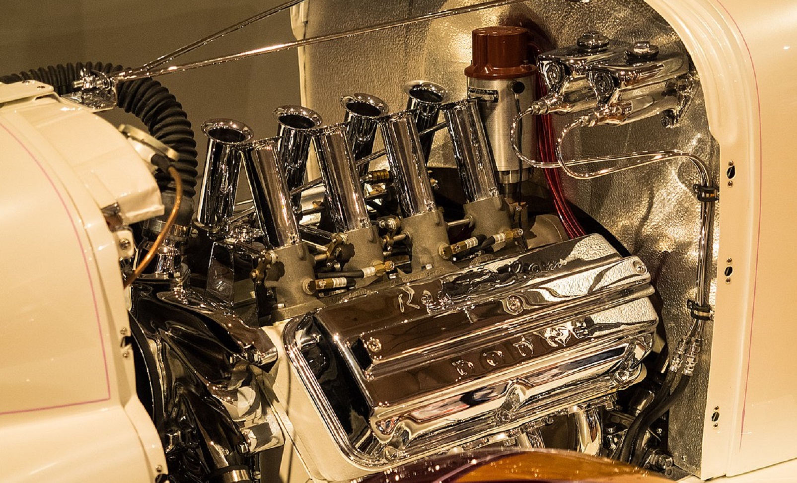 Ala Kart 1929 Ford Roadster Pickup engine view - 2015