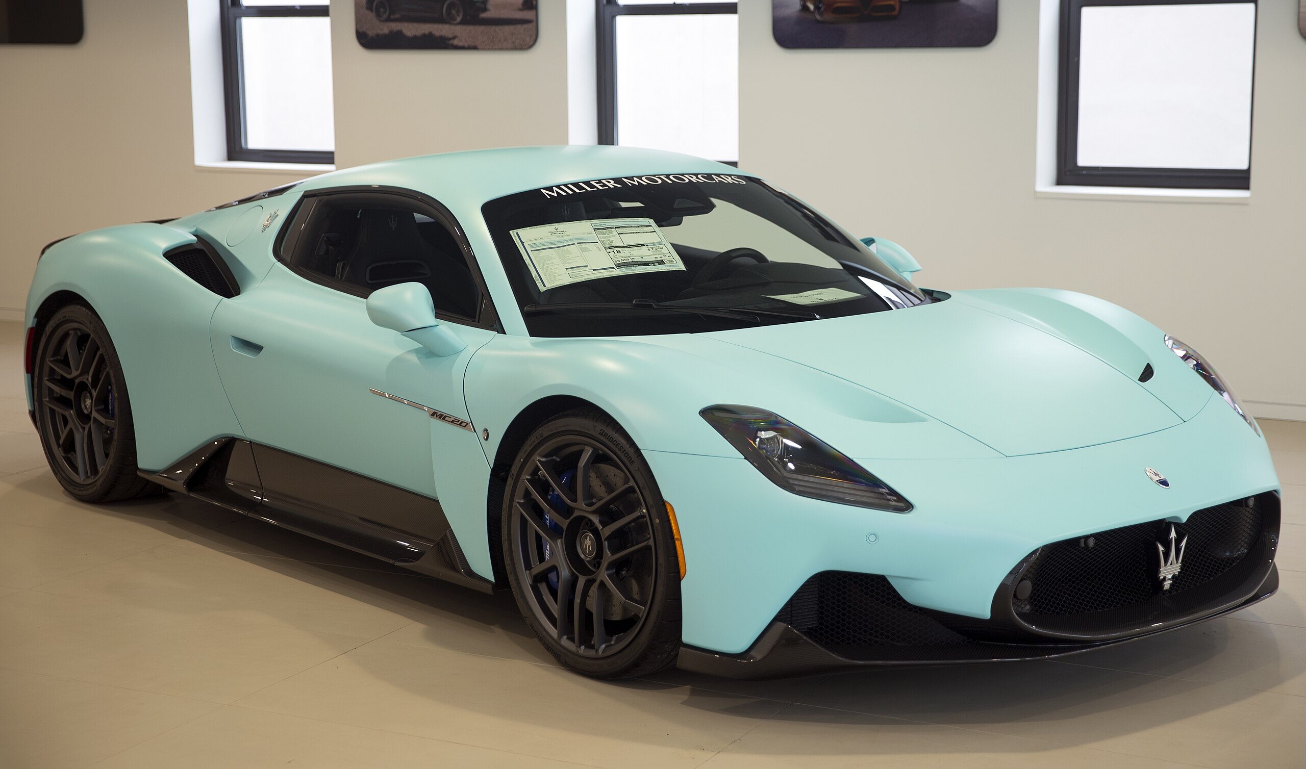 Maserati Mc20 In Digital Mint, Front Right - 2023